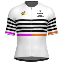 TOUR DE FRANCE Bretagne 2025 Kurzarmtrikot, für Herren, Größe 2XL, Radshirt,