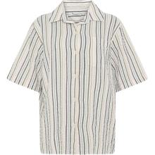 KnowledgeCotton Apparel Damen Seersucker Stripe Bluse
