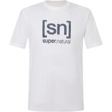 Super.Natural Herren Denim Logo C T-Shirt