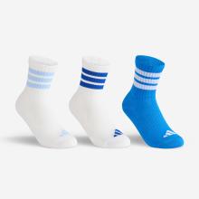 Kinder Sportsocken High 3er Pack - blau/weiß