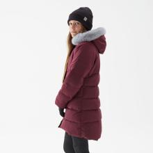 Winterjacke Kinder Gr. 122–170 warm - NH500 blau/bordeaux