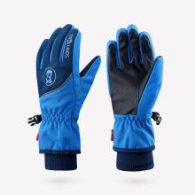 Trollkids Handschuhe Kinder 6–15 Jahre Softshell Wandern - Trolltunga blau