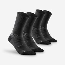 Wandersocken Damen/Herren hoch Wolle - Hike 900 2 Paar grau