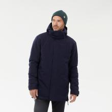 Winterjacke Parka Herren bis -10 °C wasserdicht Wandern - NH500 blau