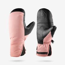 Skihandschuhe Fäustlinge Erwachsene warm - 500 rosa