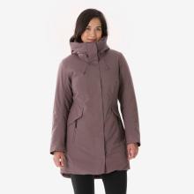 Winterjacke Parka Damen bis -10 °C wasserdicht Wandern - NH500 braun