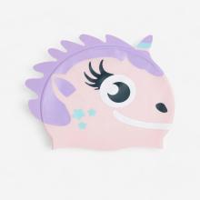 Badekappe Silikon Einheitsgröße - Einhorn rosa