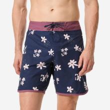 Boardshorts Herren Cutyflow 500 halblang 18" marineblau