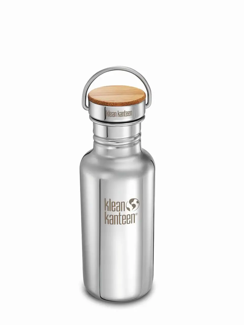 KLEAN KANTEEN Classic Reflect Bamboo - Trinkflasche