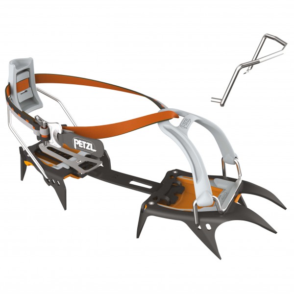 Petzl - Irvis Leverlock Universel - Steigeisen schwarz/orange