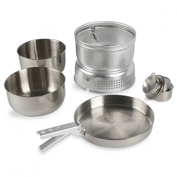 Tatonka - Multi Set + Alcohol Burner - Spirituskocher Gr One Size stainless