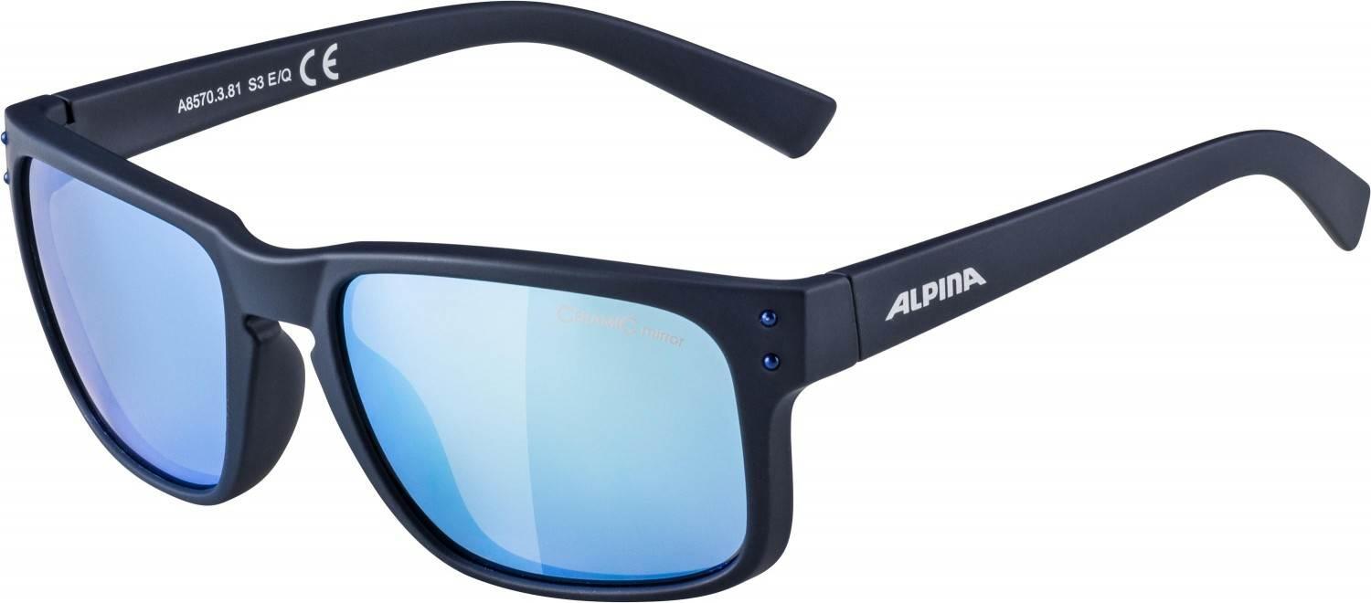 Alpina Kosmic Sonnenbrille (Farbe: 381 nightblue matt, Ceramic, Scheibe: blue mirror (S3))