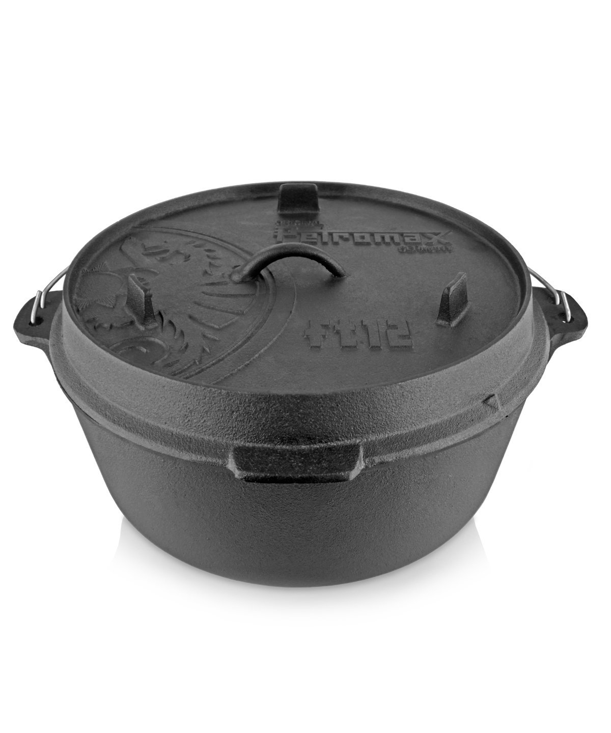 Petromax Feuertopf FT6 - 6,1 Liter - Gusseisen - 5,7 Liter - mit Fuß