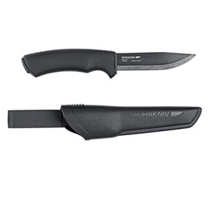 Morakniv Messer Bushcraft schwarz , extrem scharf und schnitthaltig