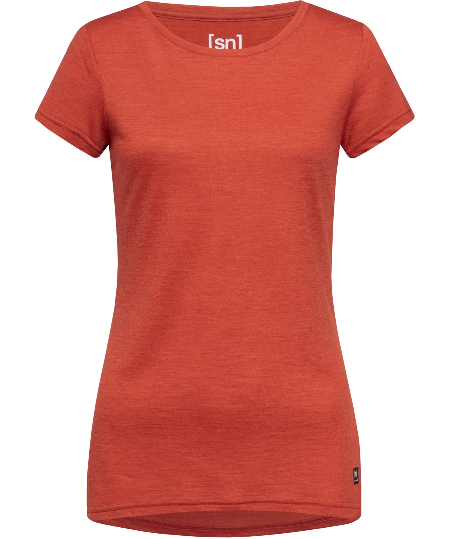 Super.Natural Everyday Tee Shirt Women - Damenshirt - bossa nova red melange - Gr.S