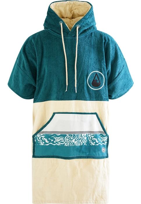 WAVE HAWAII Poncho Petrol - Freizeit-Poncho