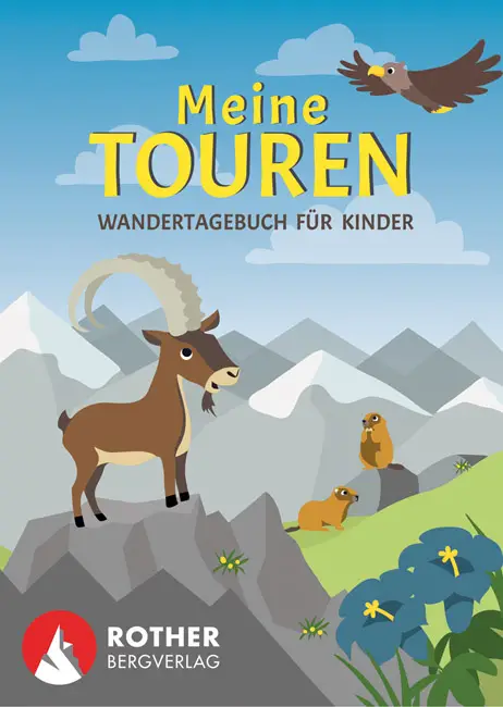 ROTHER BERGVERLAG Meine Touren - Wandertagebuch für Kinder - Buch