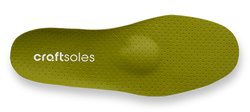 CRAFTSOLES Handgefertigte orthopädische Einlagen - Einlegesohlen