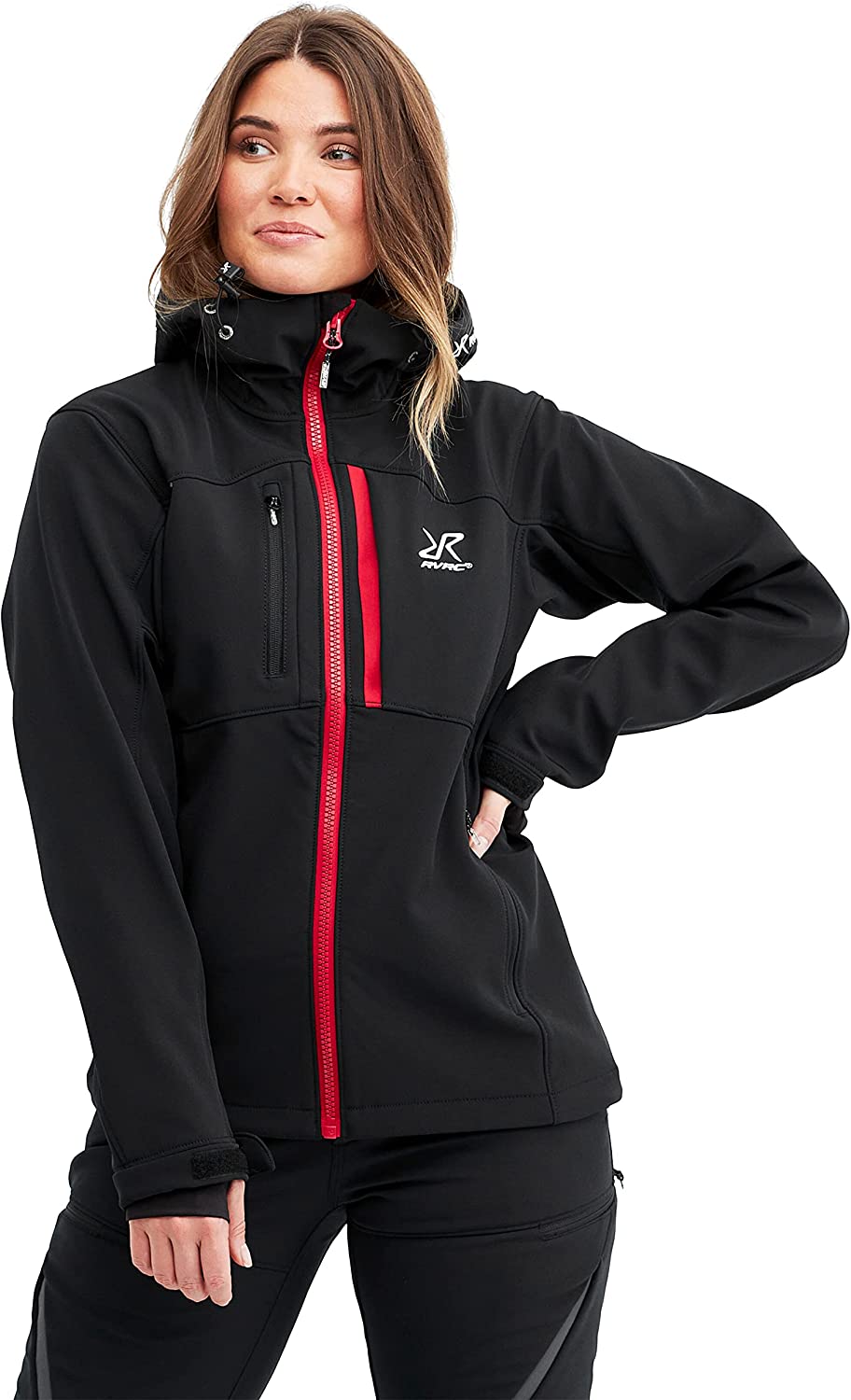 RevolutionRace Hiball Softshell Jacket voor Dames, Outdoorjas voor Wandelen, Aurora Red, S