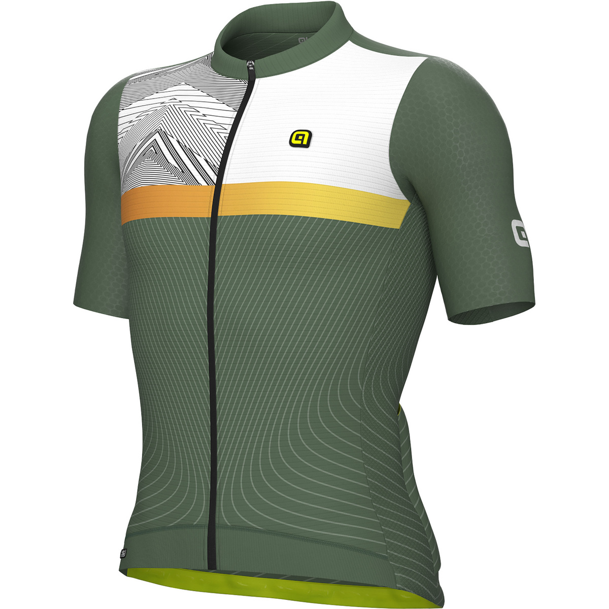 ALÉ CYCLING PR-S Zig Zag - Kurzarm-Rad-Trikot