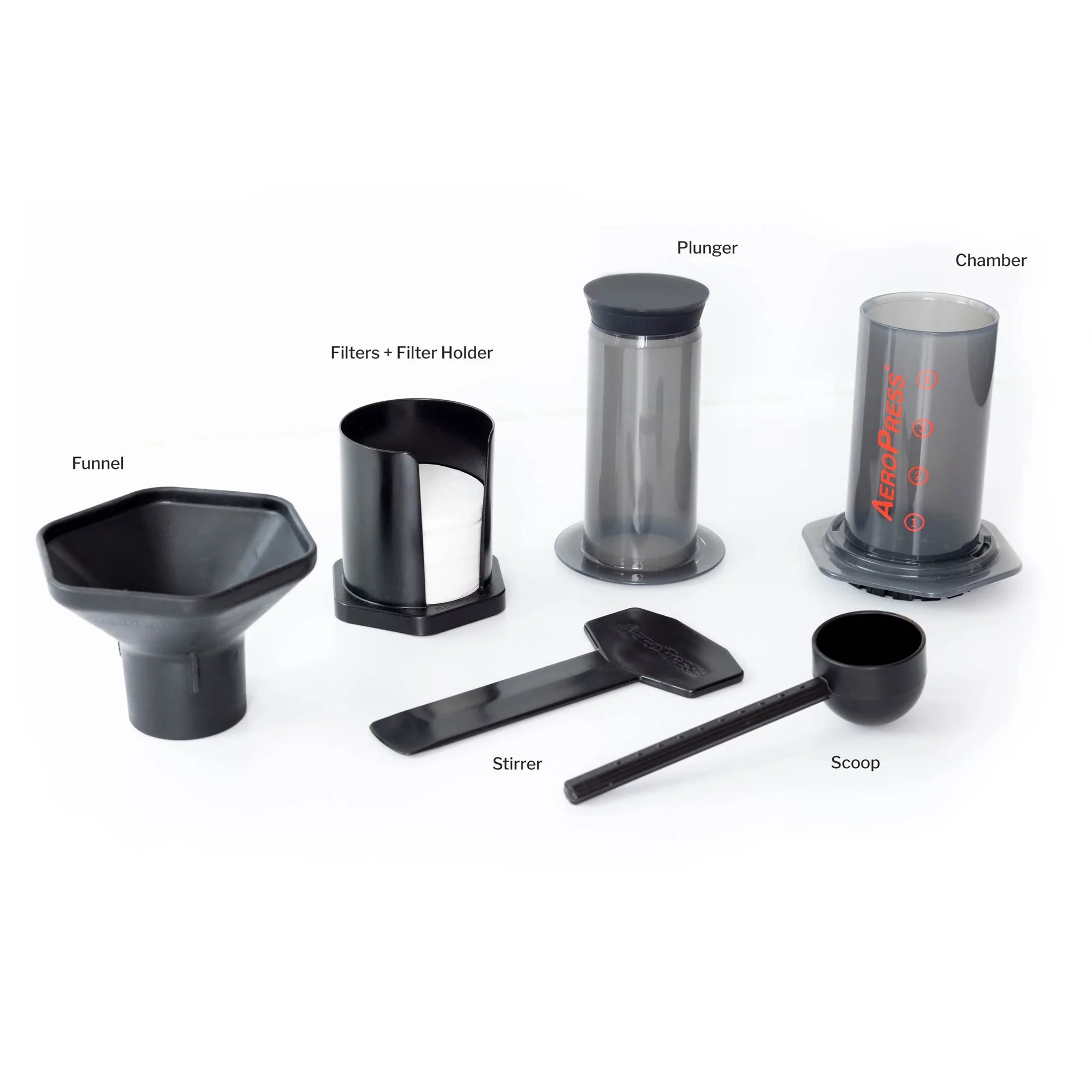AEROBIE AeroPress Coffee & Espressomaker Kaffee-Zubereitungs-Set - Geschirr