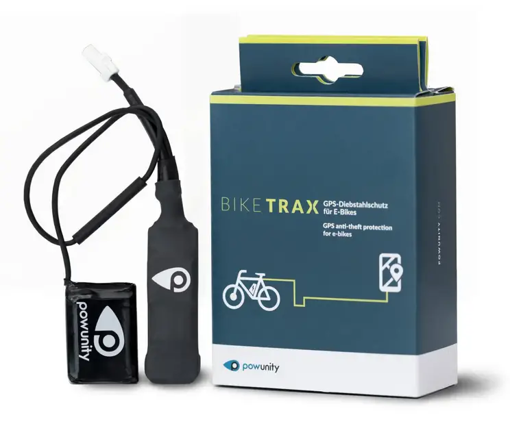 POWUNITY BikeTrax GPS-Tracker E-Bike - Diebstahlschutz für E-Bikes 