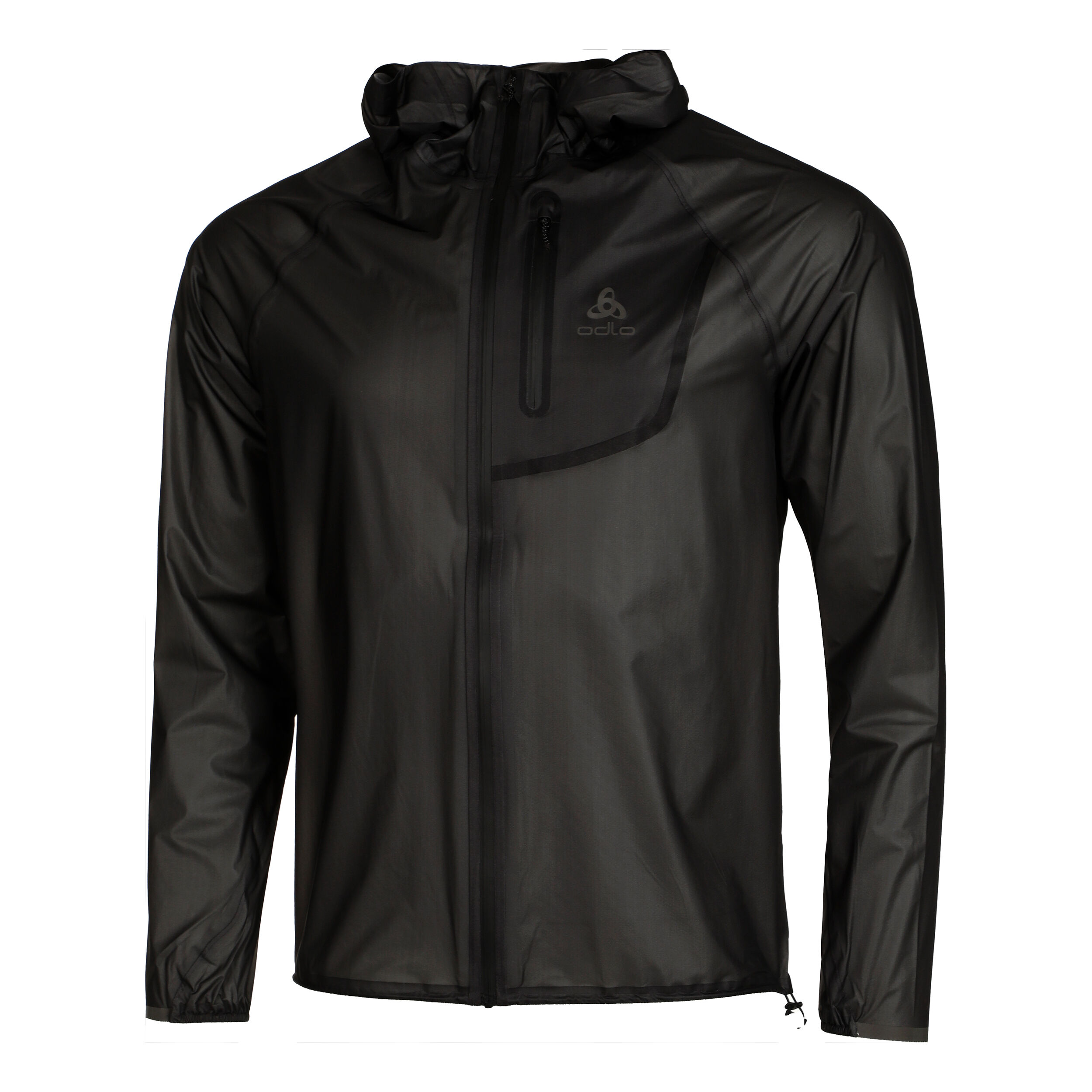 Odlo Zeroweight Dual Dry PK Waterprooof Laufjacke Herren - Schwarz, Größe M