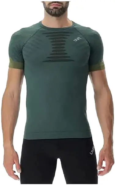 UYN Workhard Shirt Short - Workout Shirt, Herren