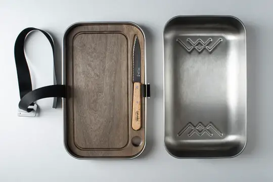 PATRON PLASTICFREE Patron Set Nussholz - Lunchbox-Set