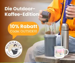 10 % Rabatt auf die Outdoor-Kaffee-Edition - Code: OUTSIDE10