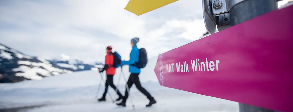 4 Tages-Winterwanderung: KAT Walk durch die Kitzbüheler Alpen, Tirol, Österreich