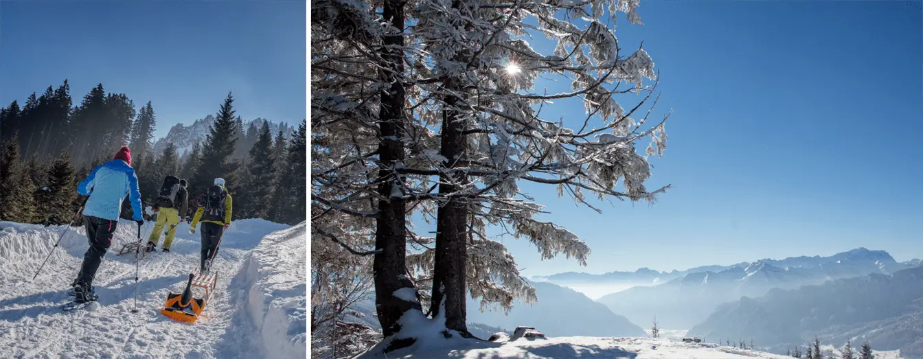 7 Top-Winterwanderrouten in den Ammergauer Alpen - Bayern