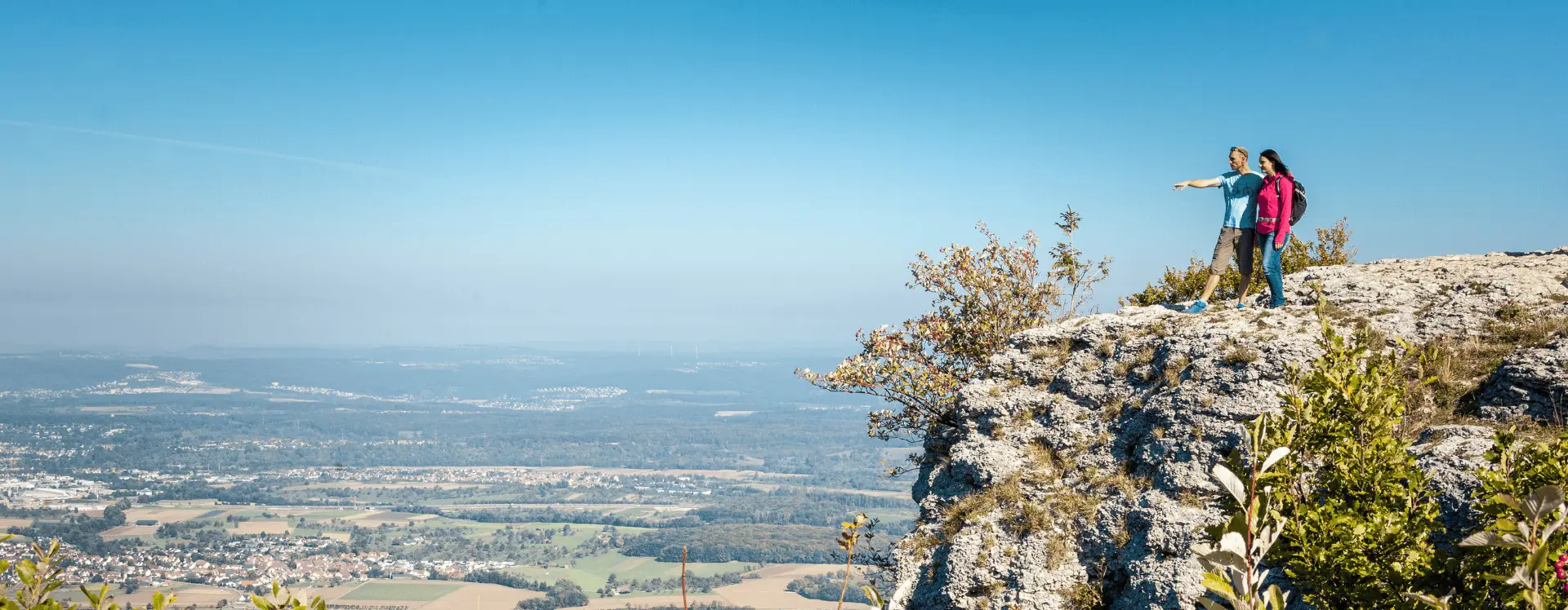 Ausblick vom Breitenstein. Foto: Angela Hammer.