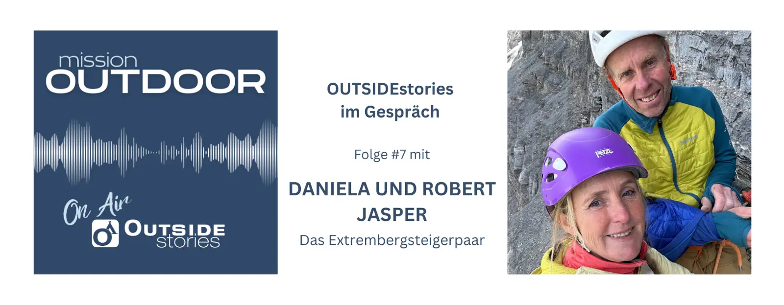Podcast #7 - mission OUTDOOR mit Daniela und Robert Jasper