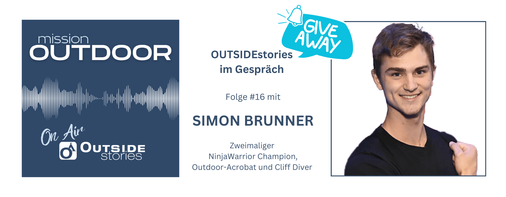 mission OUTDOOR - Simon Brunner - Zweimaliger NinjaWarrior Champion und Cliff-Diver