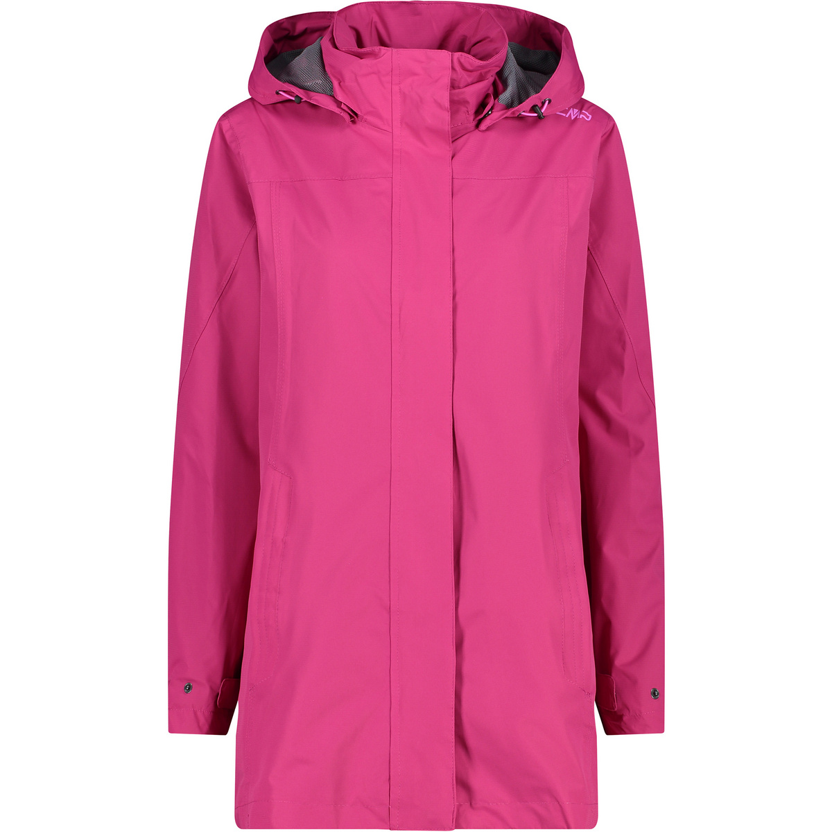CMP Damen Rain Hoodie Button Jacke