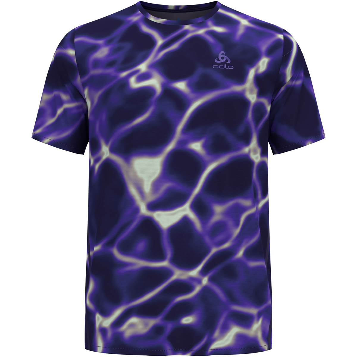 Odlo Herren Zeroweight Chill-Tec Print T-Shirt