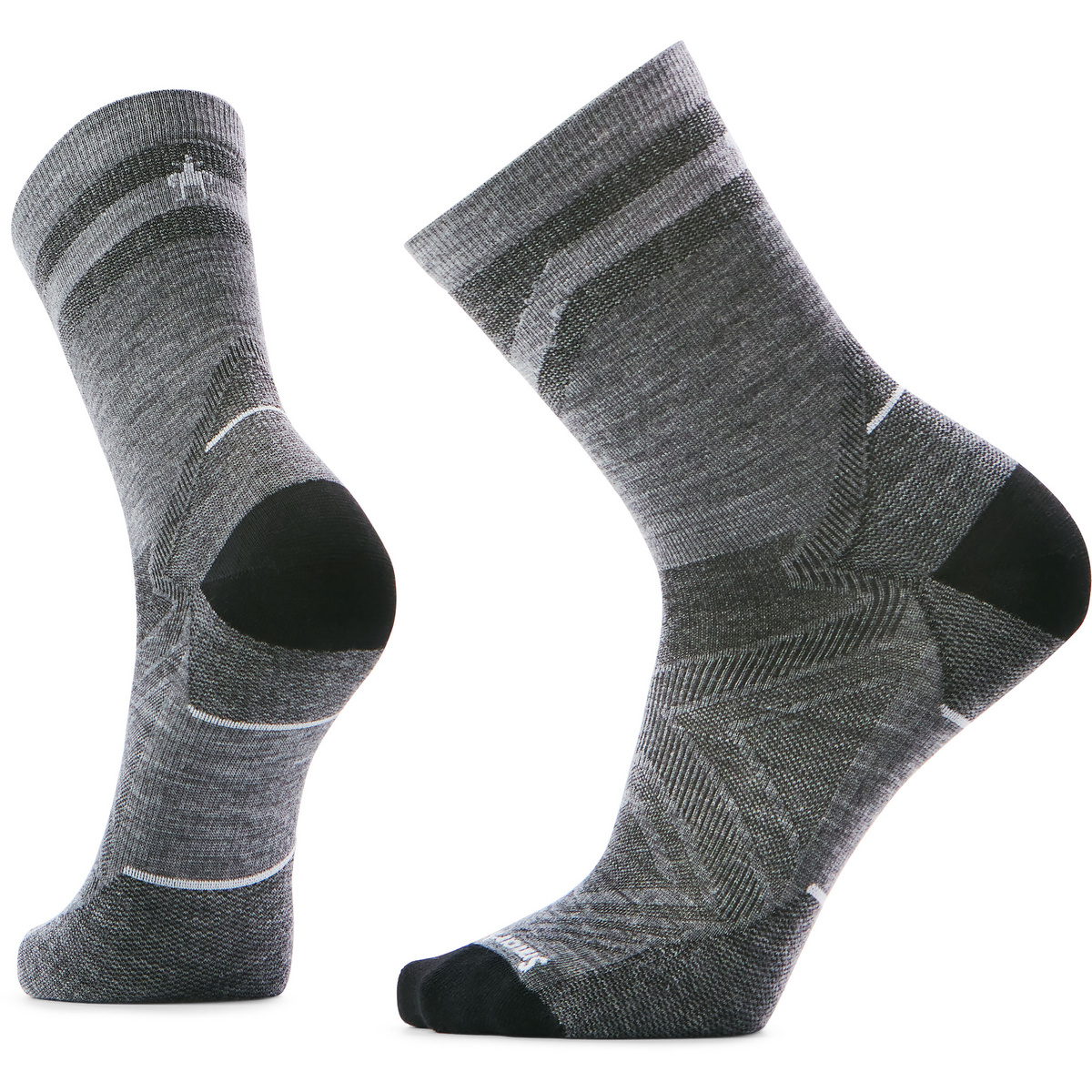 Smartwool Herren Run Zero Cushion Mid Crew Socken