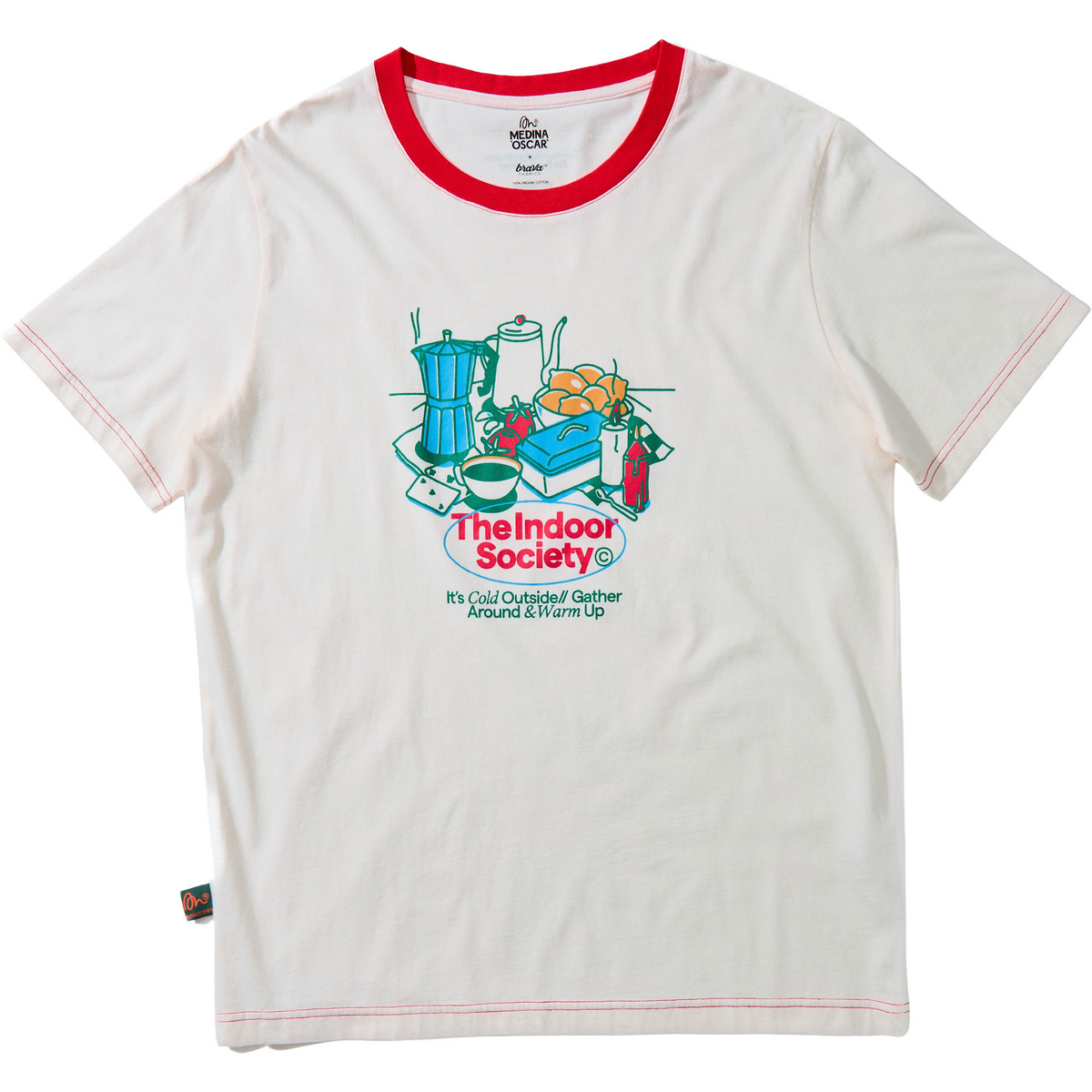Brava Fabrics Herren The Indoor Society T-Shirt