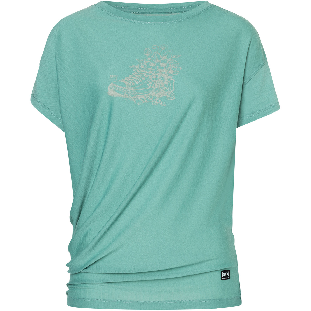 Super.Natural Damen Flower Sneakers Loose T-Shirt