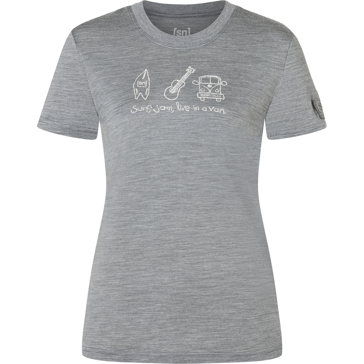 Super.Natural Damen Van Life Bio J T-Shirt