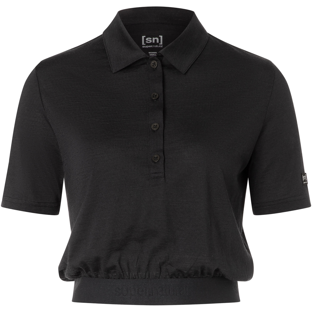 Super.Natural Damen Crop Polo T-Shirt