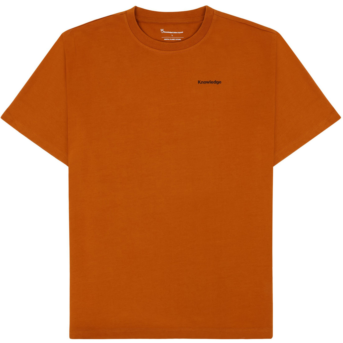 KnowledgeCotton Apparel Herren Back Print T-Shirt