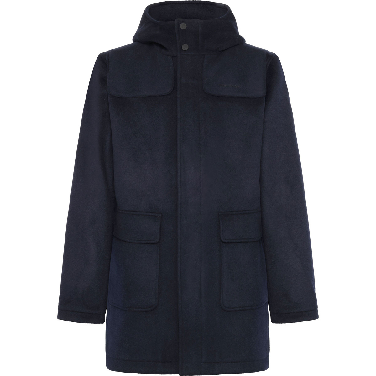 KnowledgeCotton Apparel Herren Felted Wool Duffle Mantel