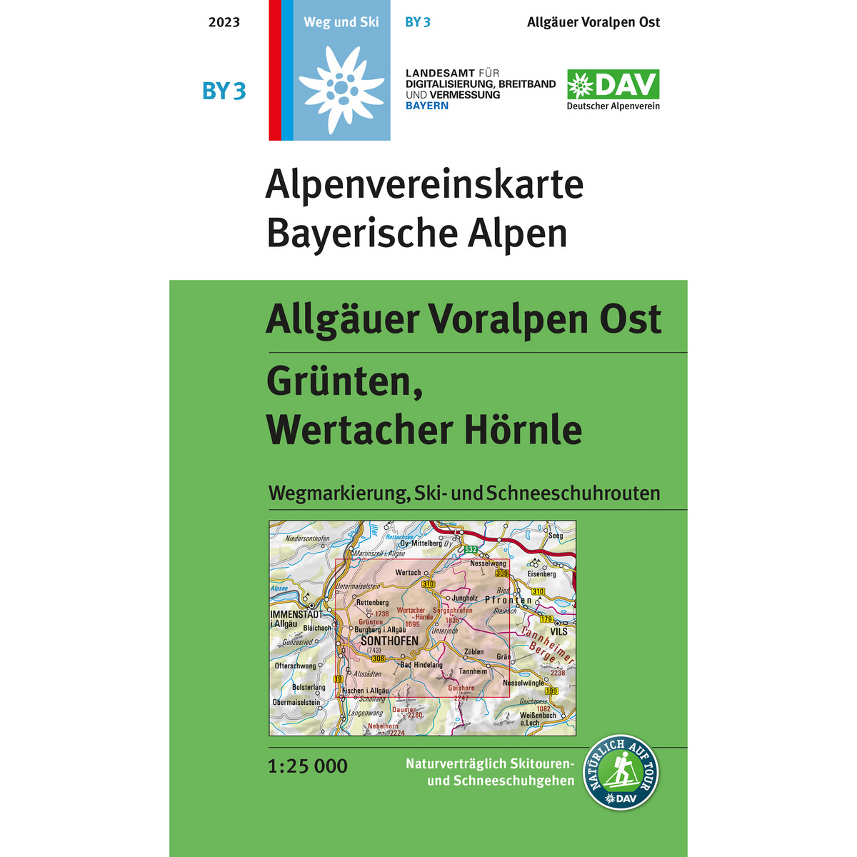 DAV AV-Karte BY 3 Allgäuer Voralpen Ost