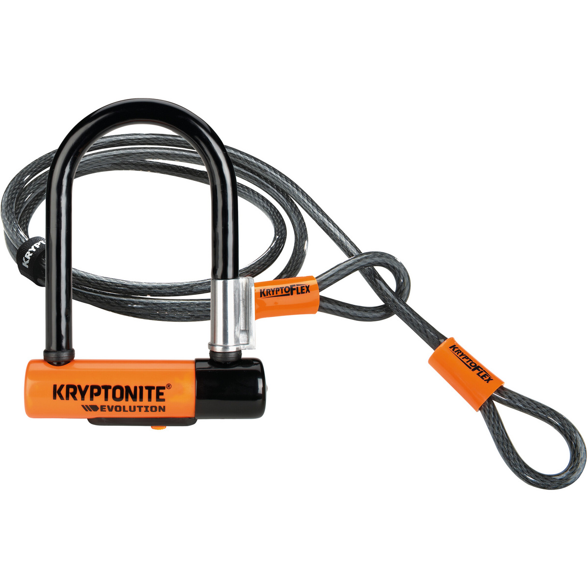 Kryptonite Evolution Mini-7 mit Kryptoflex Fahrradschloss