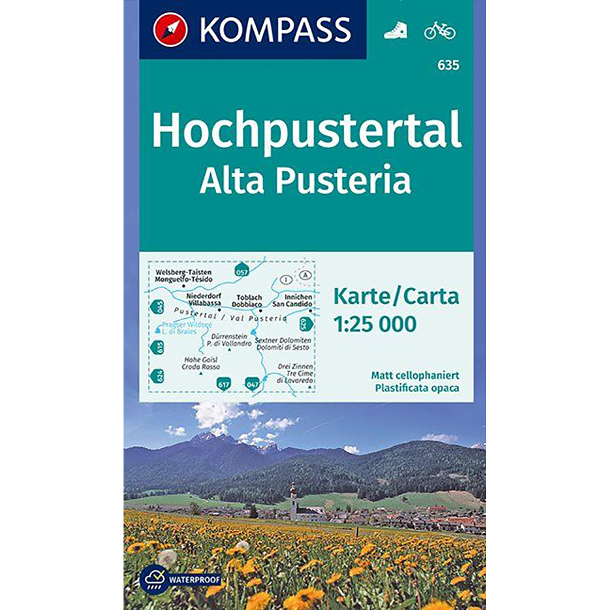 Kompass Verlag WK 635 Hochpustertal - Alta Pusteria