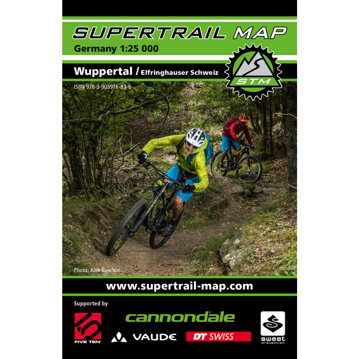 Supertrail Map Wuppertal / Elfringhauser Schweiz - MTB