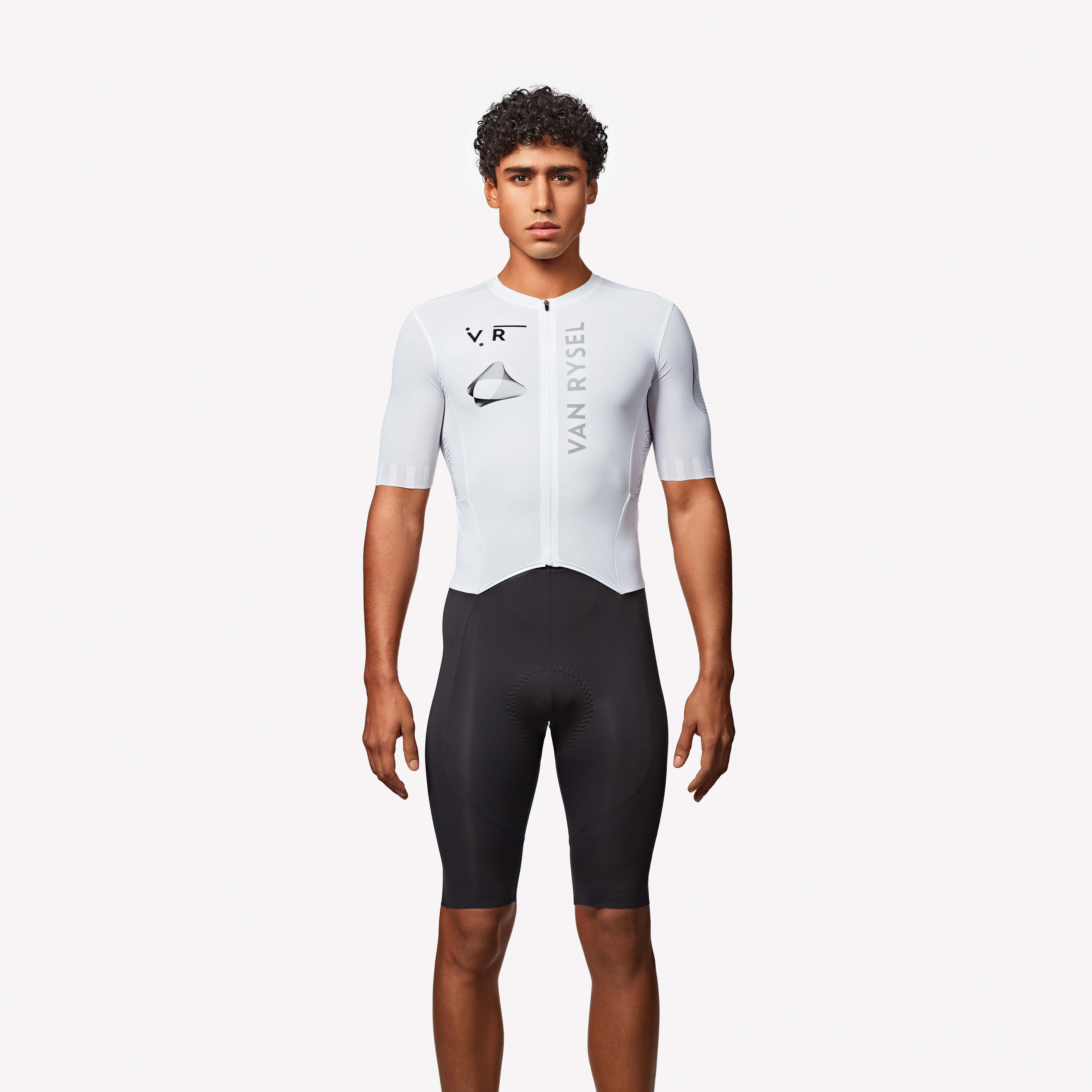 Zeitfahranzug Rennrad Sommer RCR-R 2 Team Herren weiß