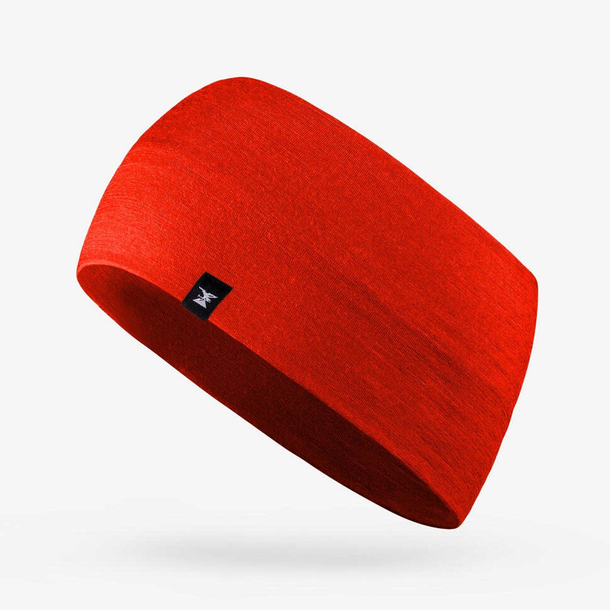 Stirnband Merinowolle Trekking - MT500 rot